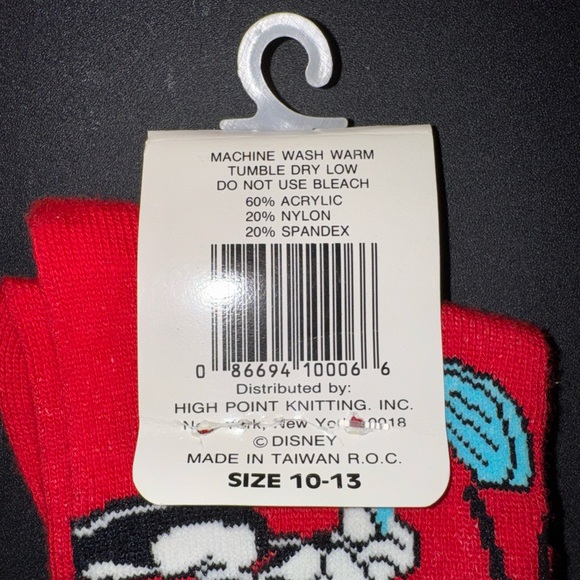 NOS Vtg Mickey Unlimited Golf Socks Mens Size 10-13 Original Packaging Unisex - Picture 5 of 5
